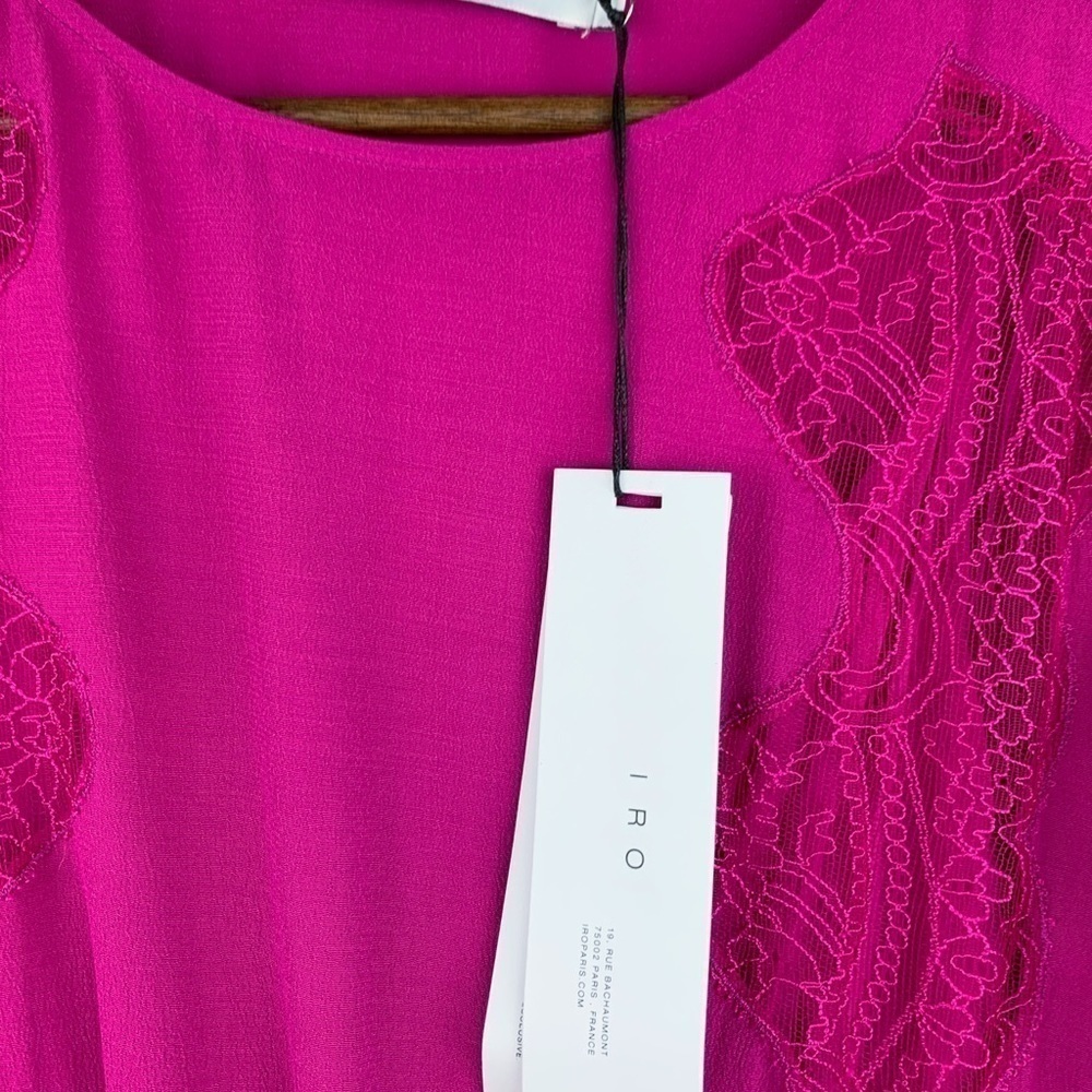 IRO lace and ruffle Zestful mini dress - Picture 5 of 6
